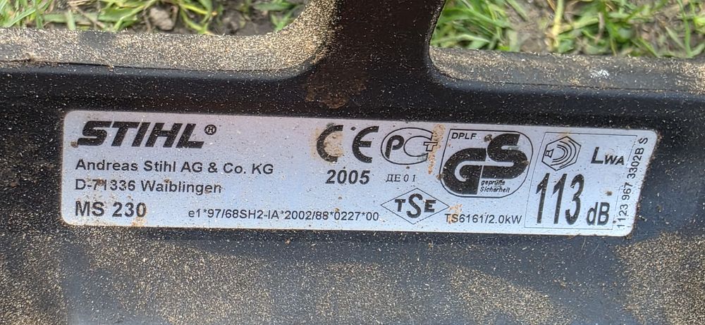 Piła stihl ms230