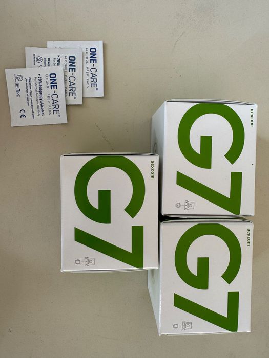 DexCom G-7 NOWE -AKTUALNE-3 szt. Gazik gratis. Data ważności 2027-05