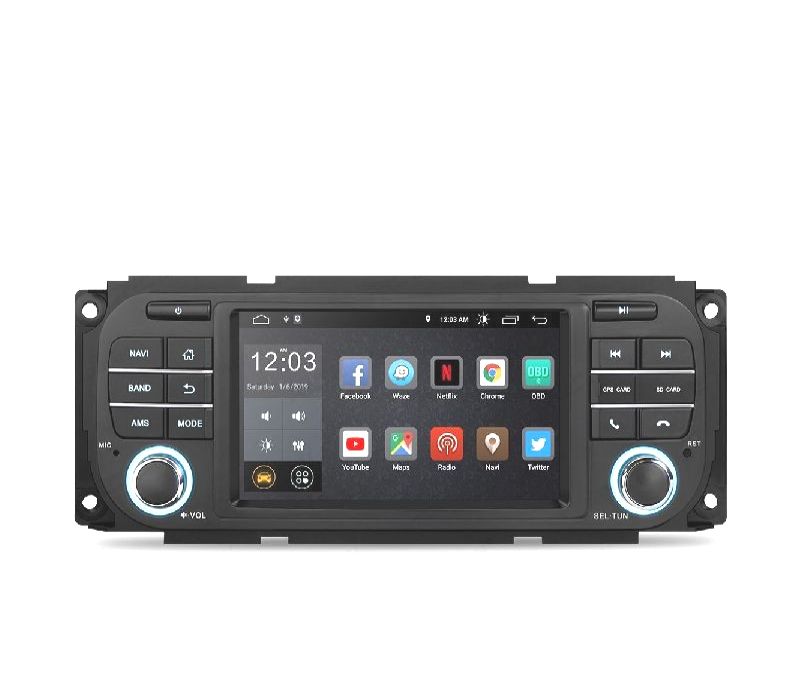 AUTO RADIO GPS ECRA TACTIL 5" PARA JEEP DODGE ANDORID 12