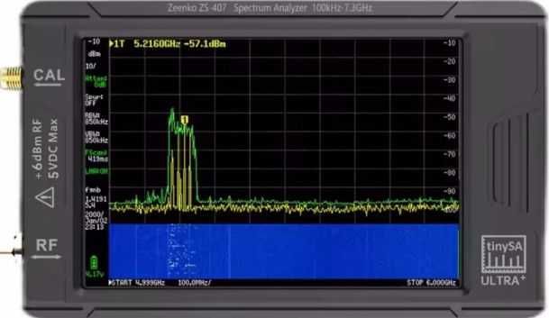 Tiny SA Ultra - Analisador de espectro RF