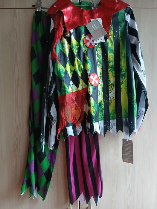 Костюм Halloween клоун арлекін пенівайз George 8-10 років