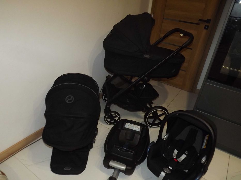 Cybex Balios s lux 2.0 Moon Black Fotelik z baza isofix Cybex lub avionaut