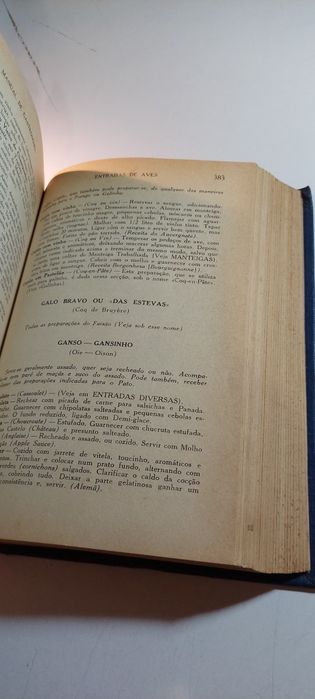 Manual de Gastronomia e Culinária Profissional - José Albano B. Marques (1961)