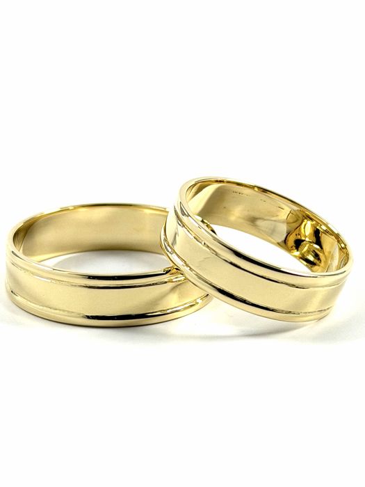 Złote obrączki rozmiar 18,30