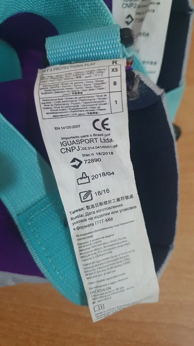 Proteçoes das maos, joelhos e cotovelos oxelo