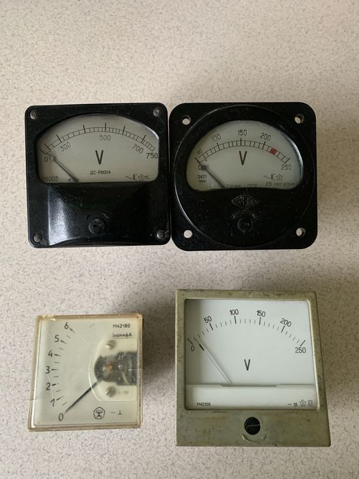 аналогові щитові вольтметри