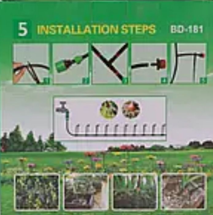 Крапельний полив Garden drip nozzle combination set BD-181 10 м