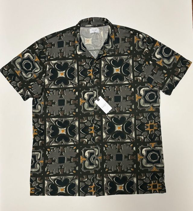 EASY 2XL Хлопковая Мужская футболка поло polo XXL тенниска пуговицами