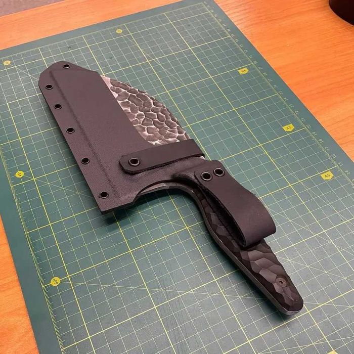 Ніж серб ручної роботи, кухонна сокирка, нож серб ручной работы