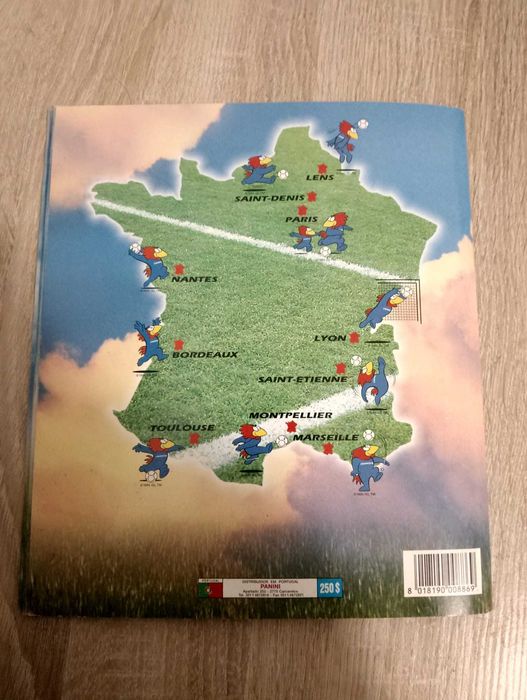 Caderneta Cromos Futebol Completa Mundial 1998 (EDIÇÃO PANINI)