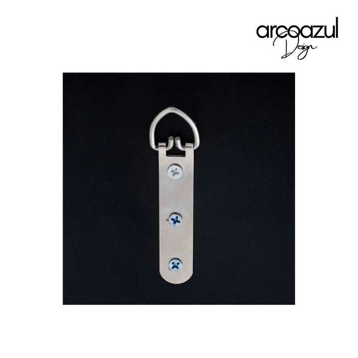 Espelho Redondo de Metal Matte Branco - 3 Medidas Grandes By Arcoazul