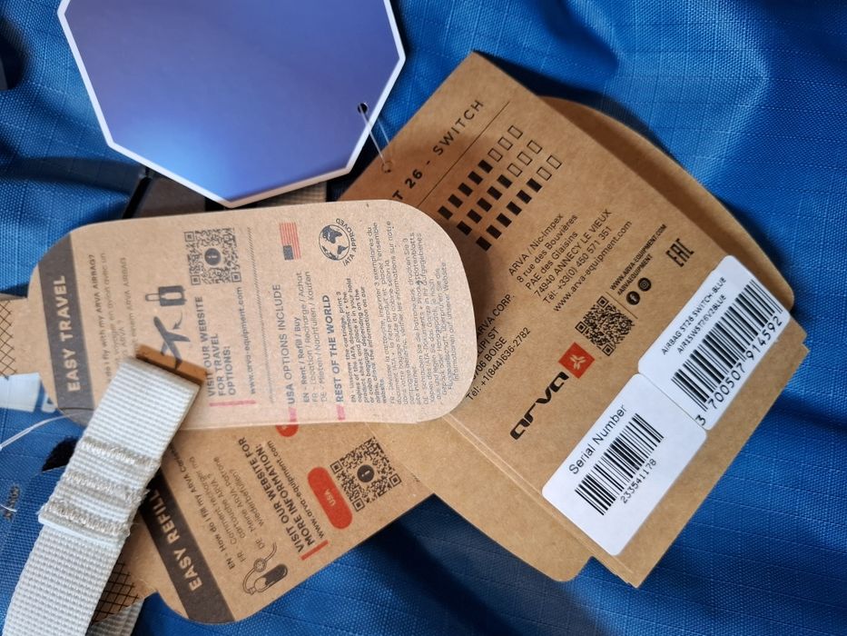 Plecak lawinowy Arva ST 26 Airbag Reactor z butlą w zestawie