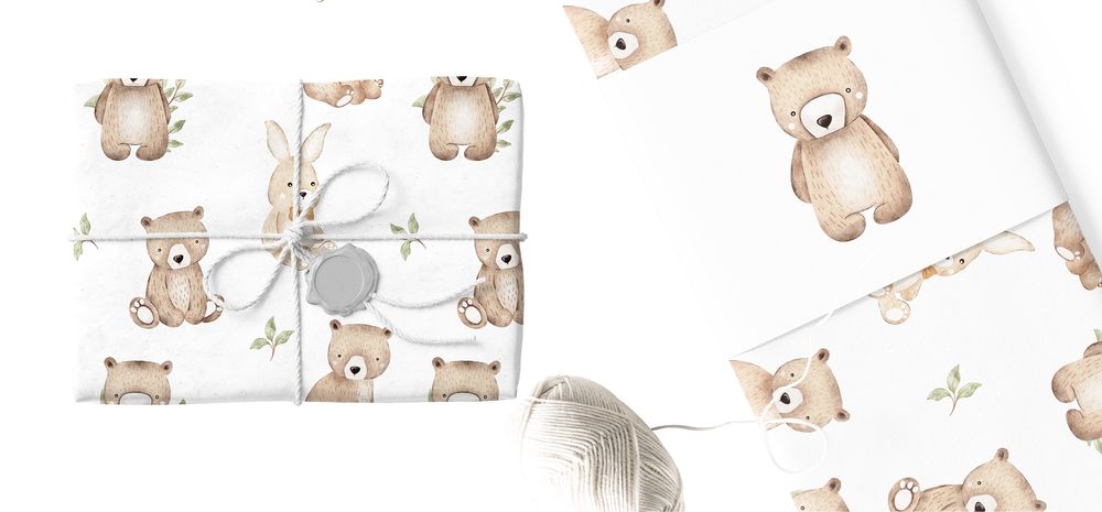 Tkanina bambus misie