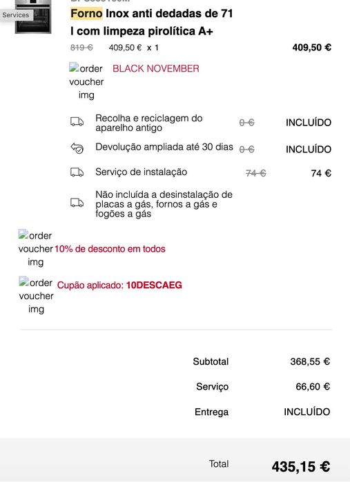 Forno de encastrar