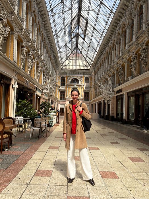 Max Mara Studio Тренч замшевий міді