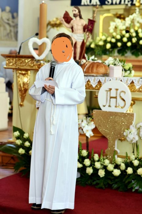 Alba komunijna dla chłopca