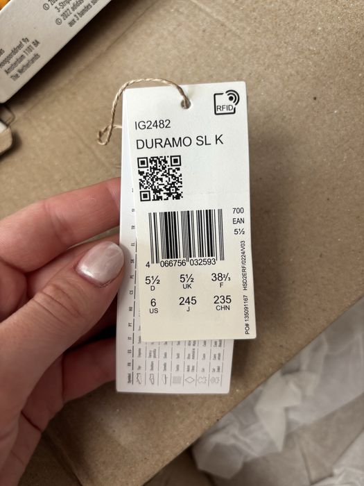 Adidas Duramo SL K IG2482 38,5