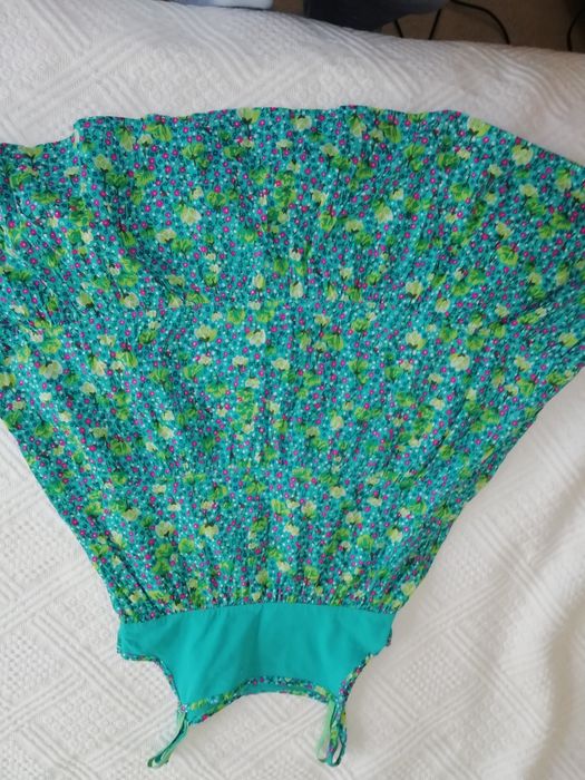 Vestido CATIMINI de menina turquesa