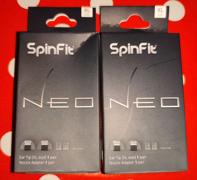 SpinFit NEO XL (2 пари) - Адаптери + насадки