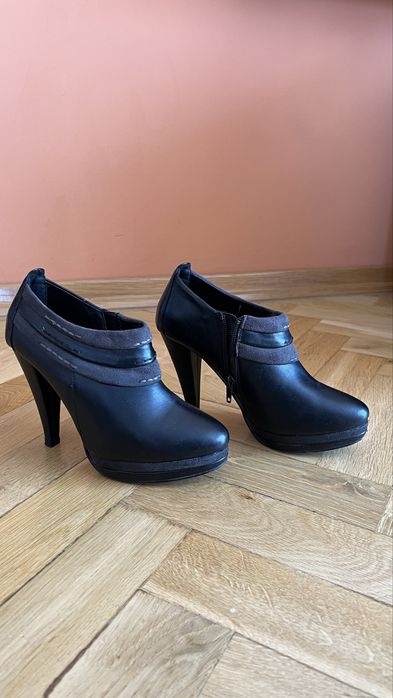Buty damskie botki wysoki obcas