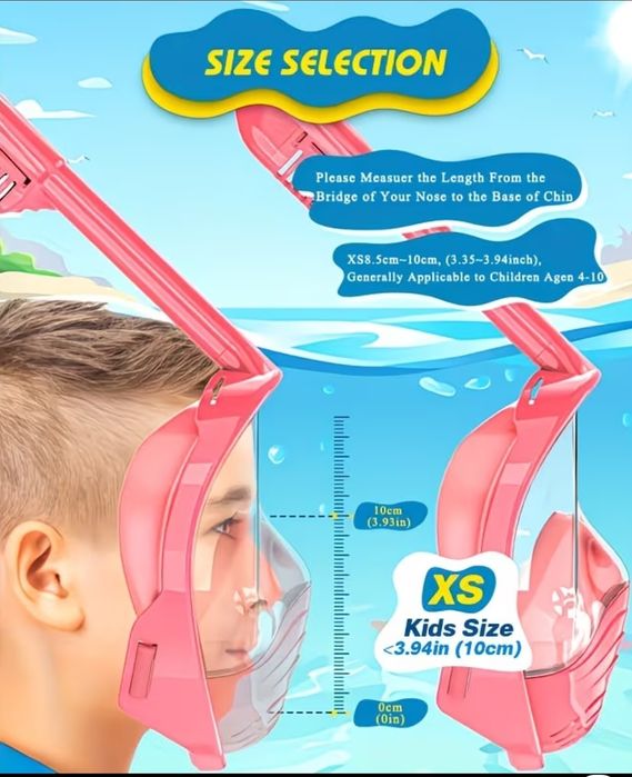 Маска для снорклінгу дитяча