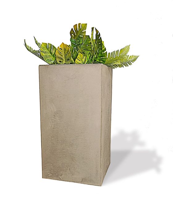 Бетонні вазони та кашпо