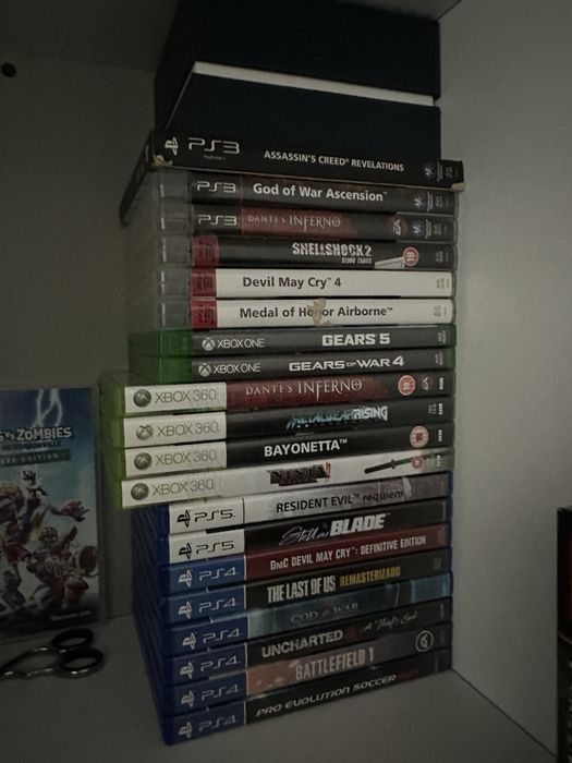 Jogos ps3, xbox 360, ps4 e ps5