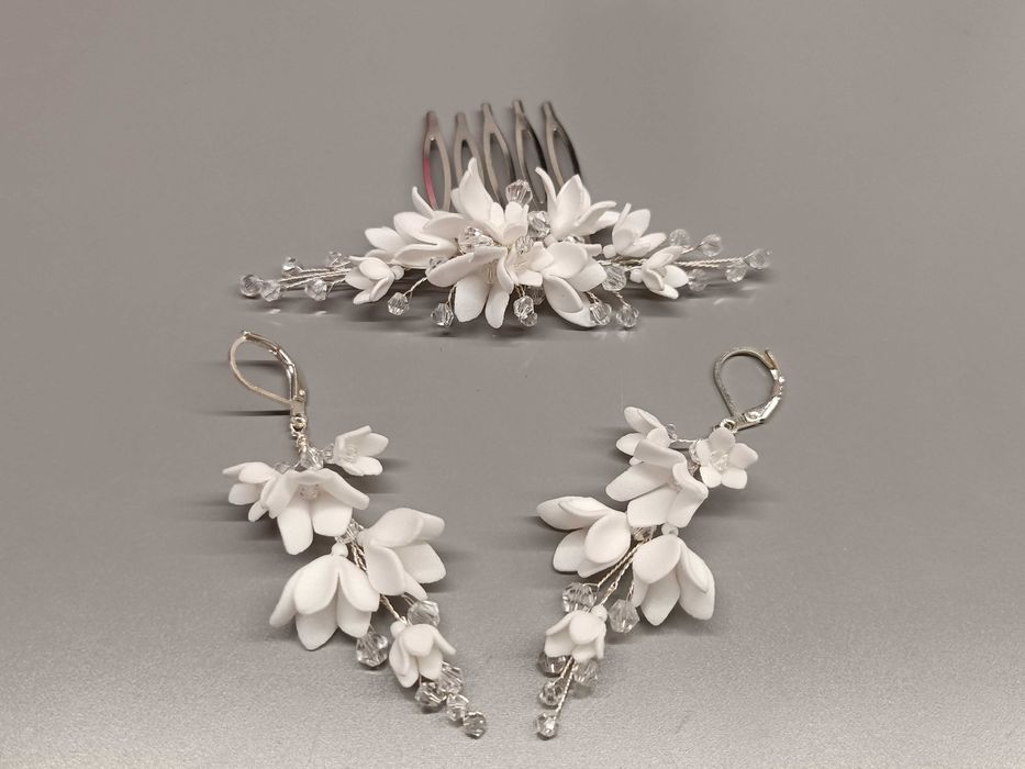 Komplet biżuterii ślubnej