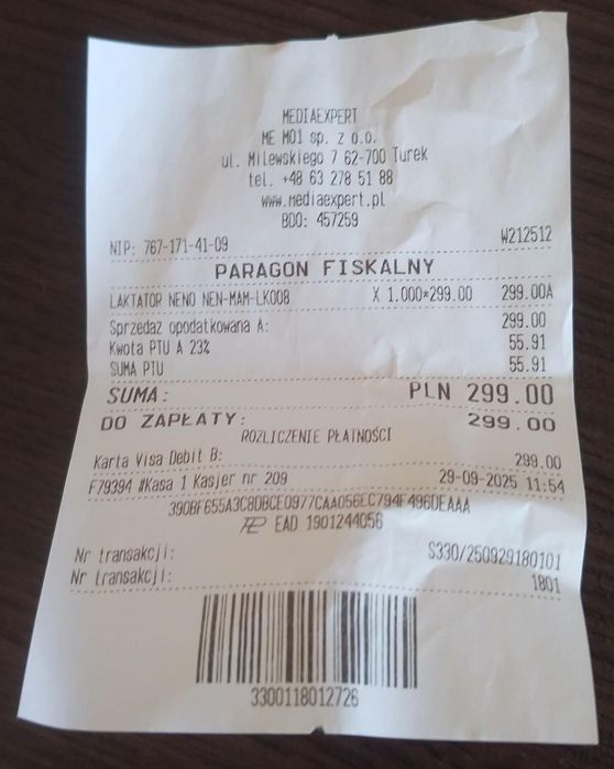 Laktator Okazja!!!