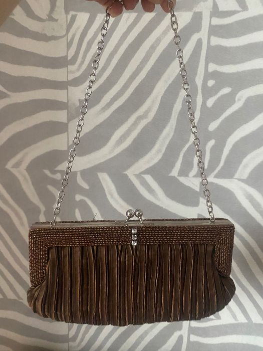 Сумка клатч з шовкової тканини