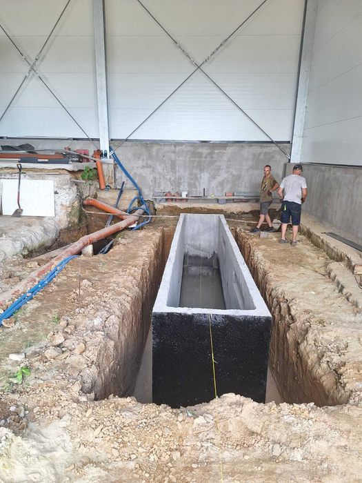 Kanał Samochodowy Betonowy 4m oraz 6m Kanały Samochodowe Ścianki 12cm