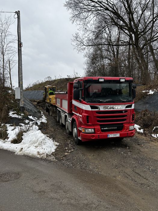 Usługi Koparką i koparko-Ładowarką, Transport wywrotką, Roboty ziemne