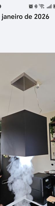 Exaustor de Ilha Klarstein Kronleuchter Smart 2 – WiFi + LED – Preto