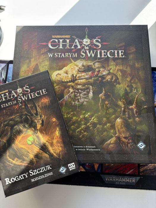 Gra Planszowa Chaos w Starym Świecie plus rogaty szczur