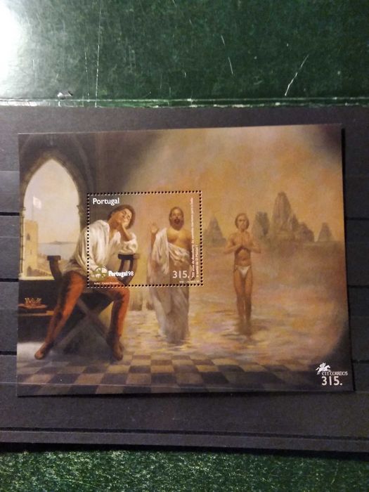 1996 Bloco 500 Anos Da Descoberta  Caminho Marítimo Para a Índia MNH**