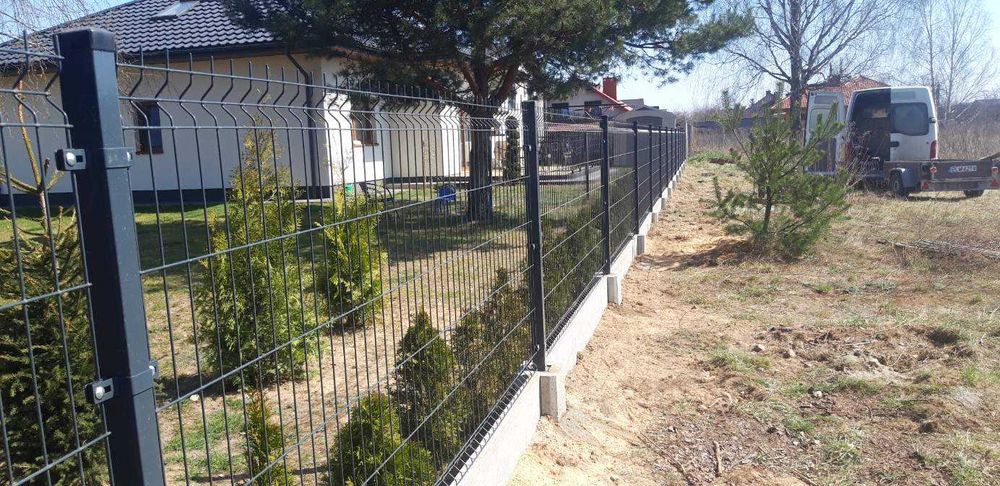 Ogrodzenie Panelowe Fi 4 MM Ocynk RAL H 180 Montaż Producent