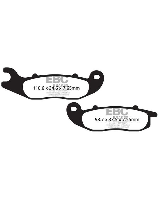 Pastilhas de travão EBC SFA693 para scooter e moto