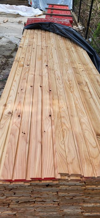 Podbitka elewacyjna modrzew i daglezja 22 x 146mm
