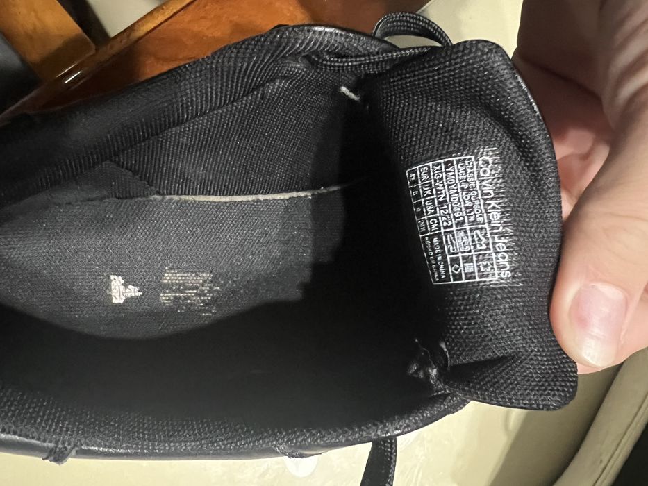 Sapatilhas pretas calvin klein