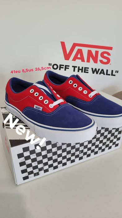 Buty vans era skateboarding 41eu 8,5us 26,5cm wkładka skate deskorolka street