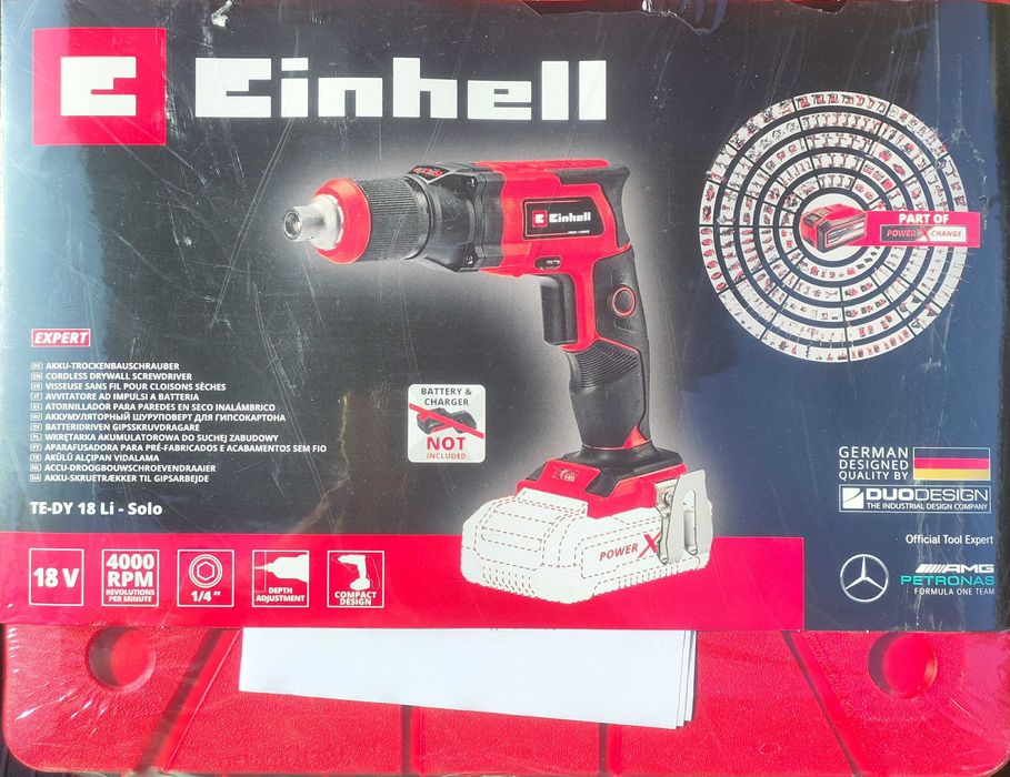 Einhell Wkrętarka do płyt gipsowych akum. TE-DY 18L Li Solo