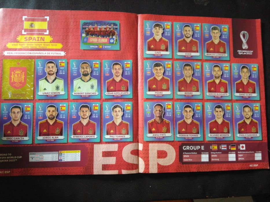 Caderneta do Mundial Qatar 2002 Completa.