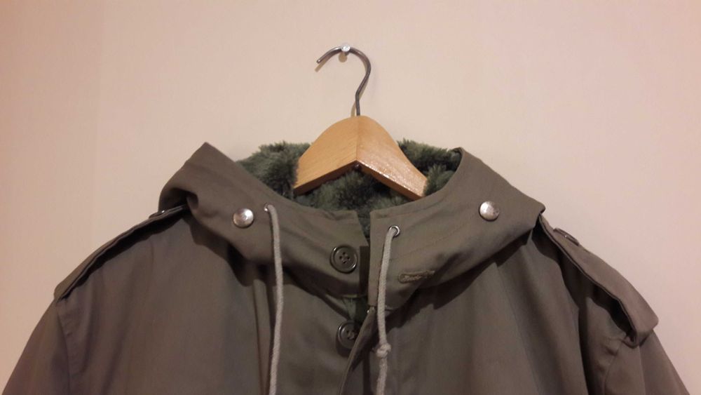 Kurtka zielona typu parka