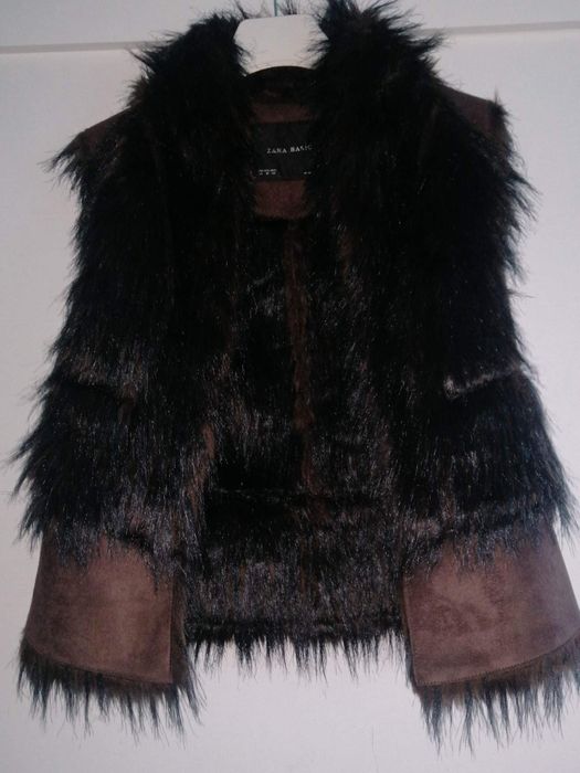 OKAZJA Bezrekawnik ZARA roz. S