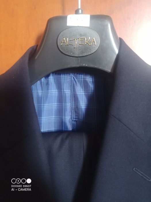 Garnitur chłopięcy granatowy - elegancki