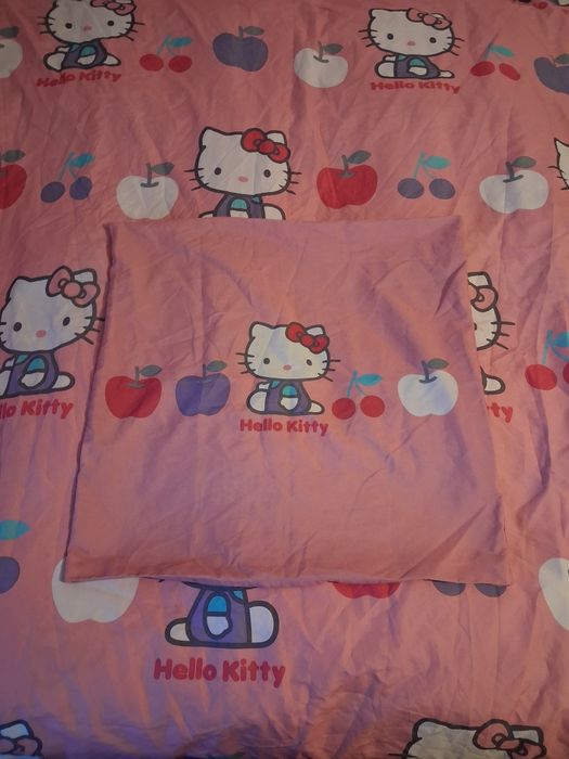 Дитяча  постільна білизна Hello kitty