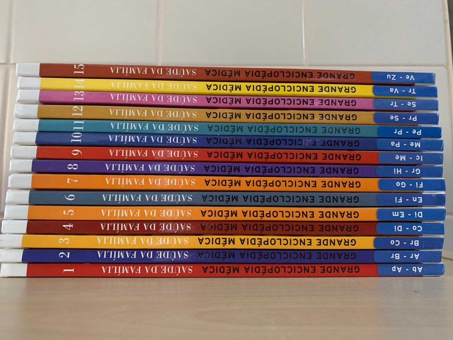 Coleção Enciclopédia Medicina 15 livros