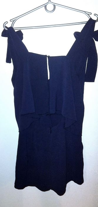 Krótki kombinezon damski H&M granatowy