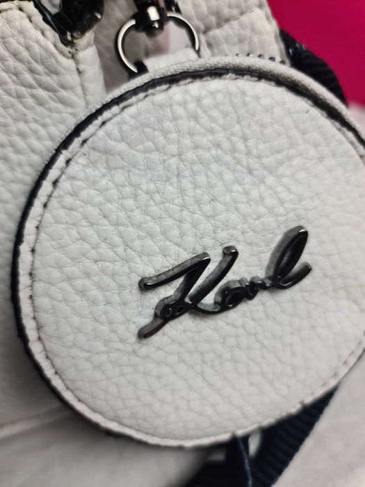 Torebka Karl Lagerfeld 3w1 biala ludek Premium