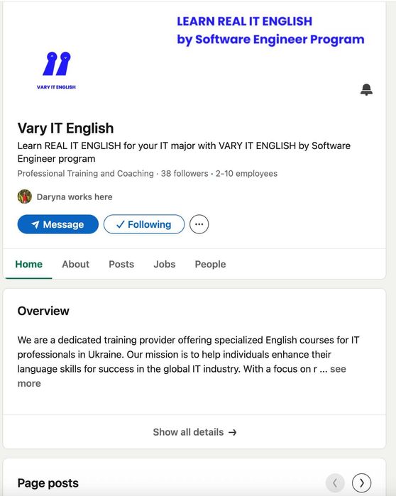 Репетитор з ІT англійської, розмовна анг(не ІТ), інтерв'ю